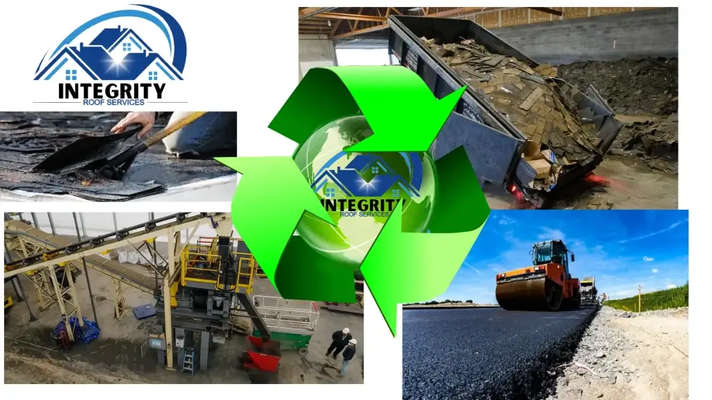 Asphalt Roofing by Integrity Roof Services in Florida 4 Integrity Roof Servcies Recycles your old Roofing Shingles from you flordia home
