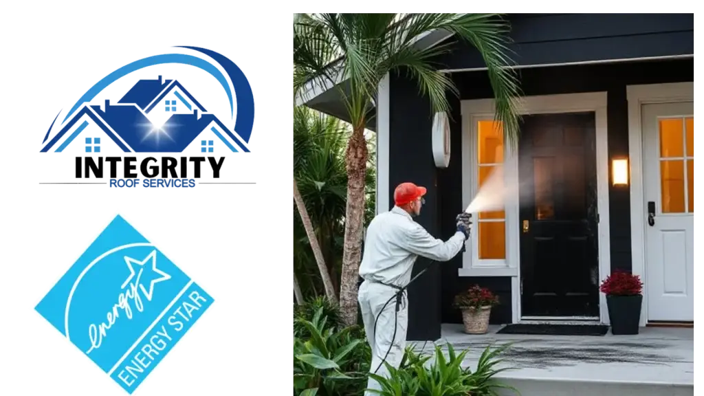 The House Paint that changes colors & saves 50% more energy on your roof or siding. 2 How the Paint is Applied or siding installed Integrity Roof Services