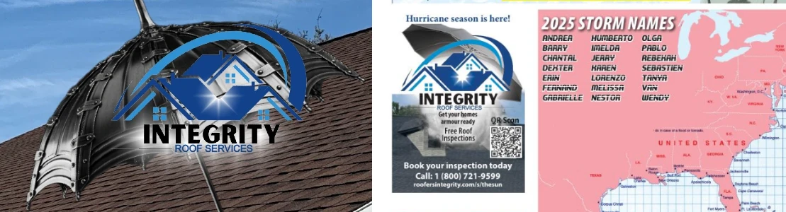 🌀 Hurricane Season 2025: Get a Free Roof Inspection from Integrity Roof Services in Florida