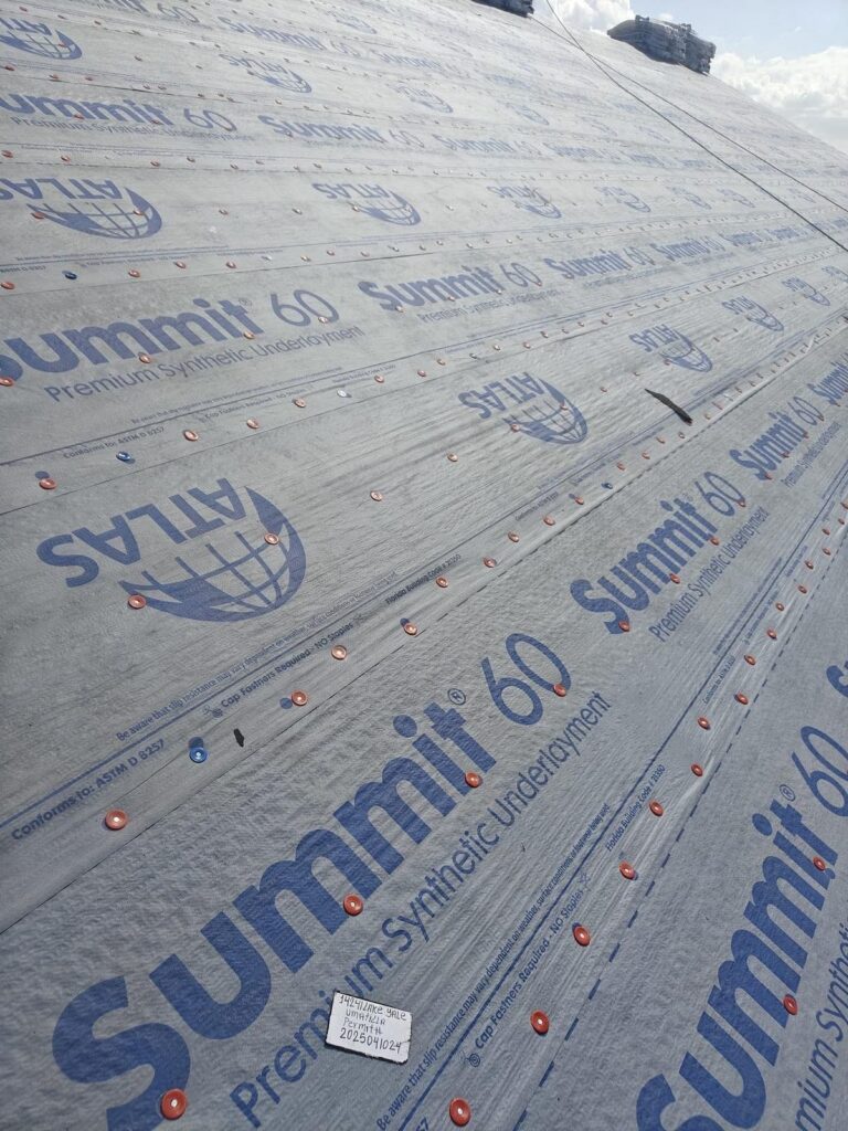 New protective roof layer installed
