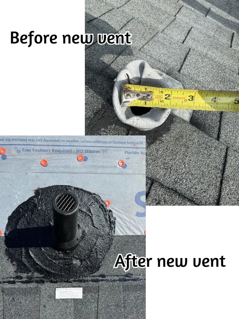 Integrity Roof Services new roof vent installed leesburg fl