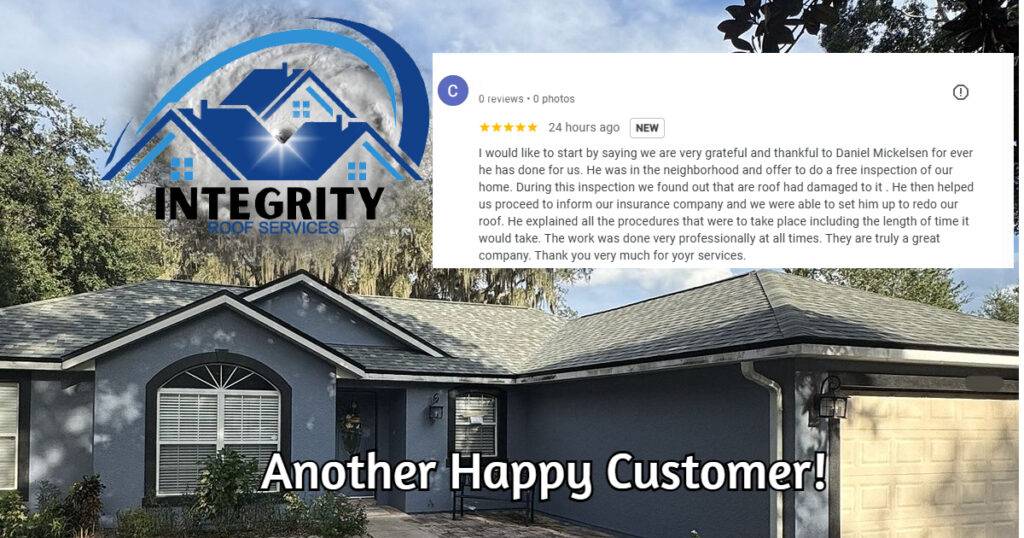 This hail and storm-damaged asphalt shingle roof in Winter Park, FL had been left vulnerable after a long wait for inspection. — Winter Park