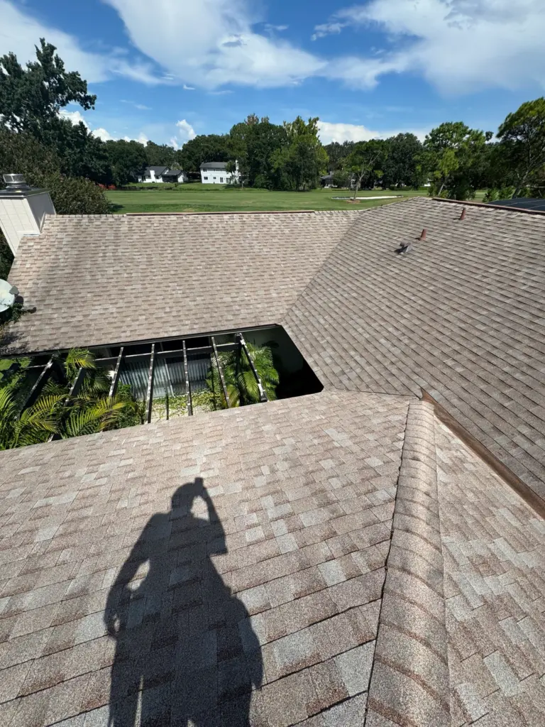 Integity Roof Services Starts roofers old roof in Winter Park Flordia