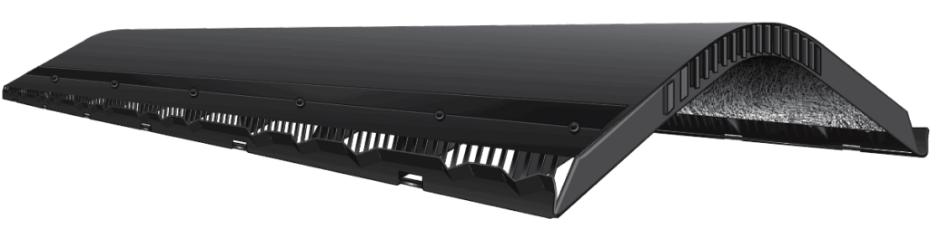 We installed the Atlas TruRidge® Ventilation System – Improves attic airflow and extends the life of the roof.