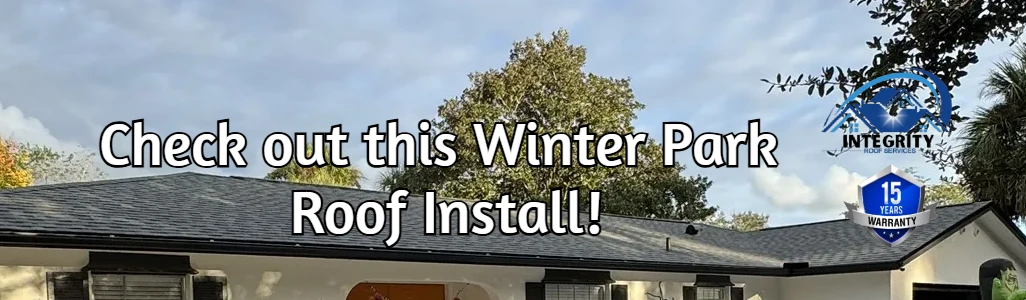 Winter Park, FL Roof Replacement After Storm Damage – Full Atlas Roofing System Installed by Integrity Roof Services