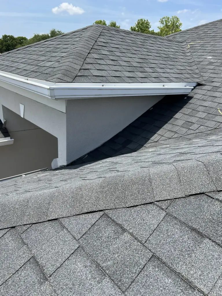 Roofing Projects FL 1 Roof edge deterioration & worn shingles