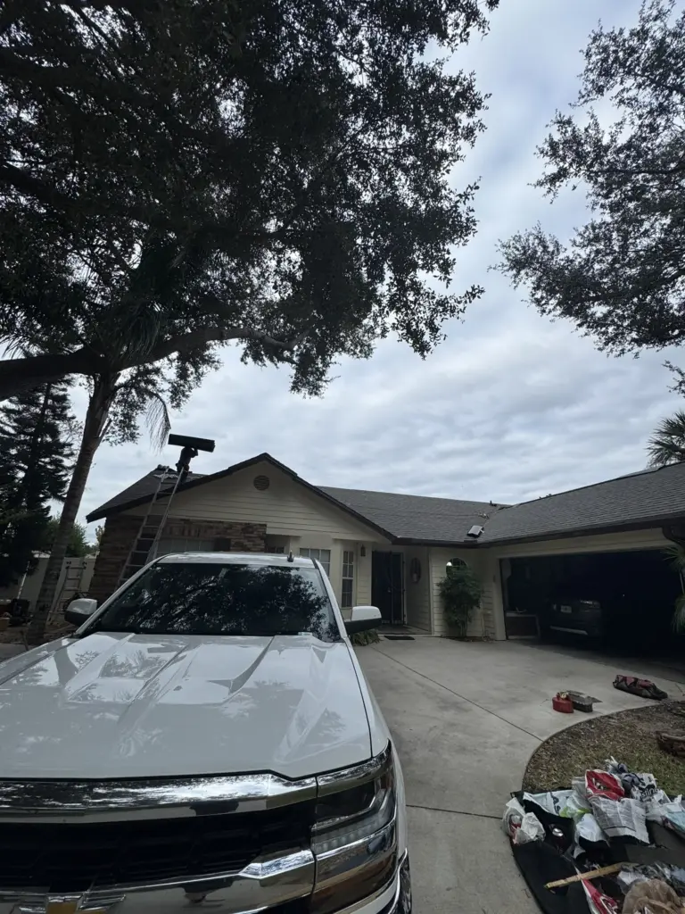 Completed roof replacement in Orlando, FL restoring full protection after storm damage and leaks.