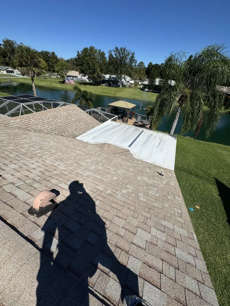 Roofing Projects FL 27 Final pre-replacement roof photo on a Port Orange Florida home