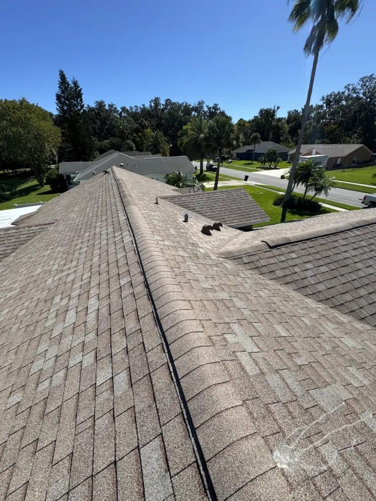 Roofing Projects FL 28 Pre-replacement roof condition on a home in Port Orange FL