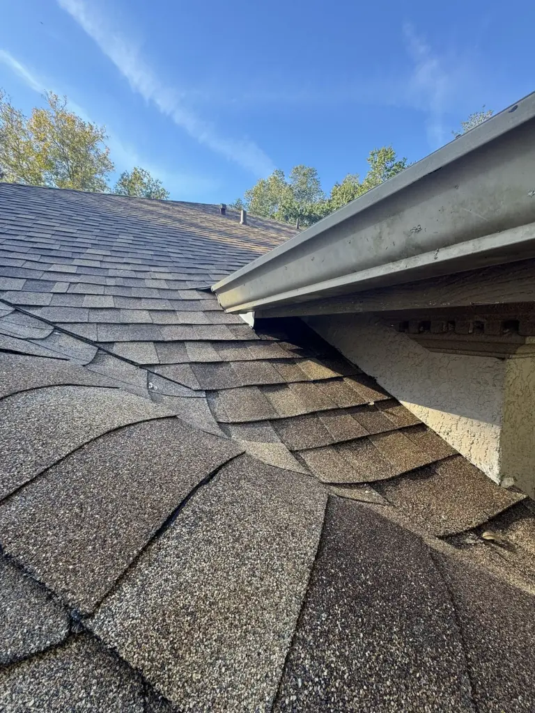 Completed roof valley installation on residential home in Sanford, Florida