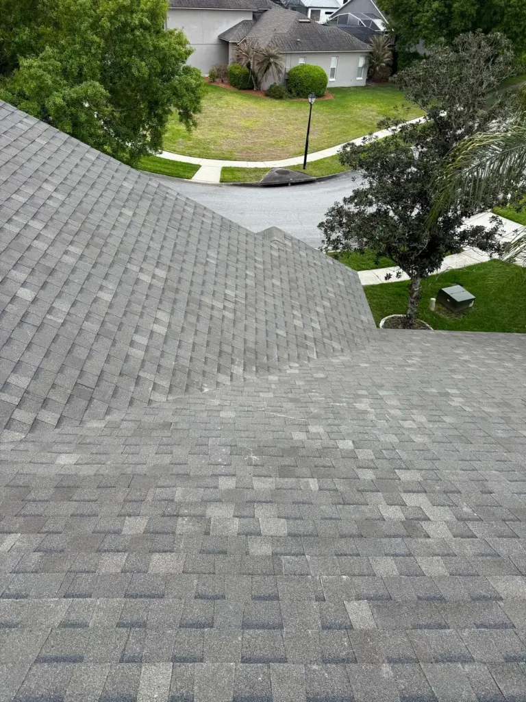 Completed Roof Replacement with Updated Exterior Appearance