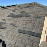 Bad shingle repairs and missing shingles caused more damage from wind and storms Before Integrity Roof Services Roofing installation shingles in Groveland, FL