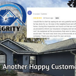 Our Leesburg, FL homeowner left a 5-star review praising Integrity Roof Services