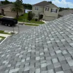 after Integrity Roof Service new roof installation finished front of house in New Smyrna Beach, FL 32168 after Integrity Roof Service new roof installation finished front of house in New Smyrna Beach, FL 32168
