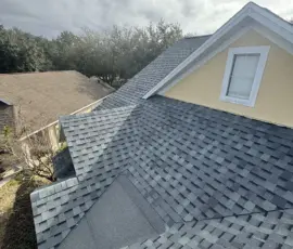 Atlas Pinnacle Pristine shingles installed as part of a complete roofing system upgrade. Premium Atlas Roof Installation in Stonegate at Silver Lake
