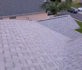 Completed Pewter Shingle Roof and Neighboring Rooflines Lakeland Florida